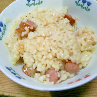 フライパン炊込ご飯/ウインナ・ケイジャンチーズ風味